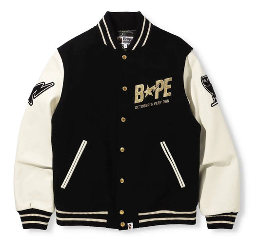 Bape OVO Varsity Jacket