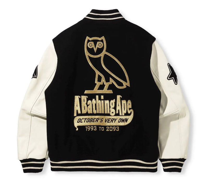 Bape OVO Varsity Jacket